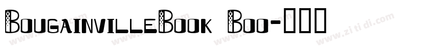BougainvilleBook Boo字体转换